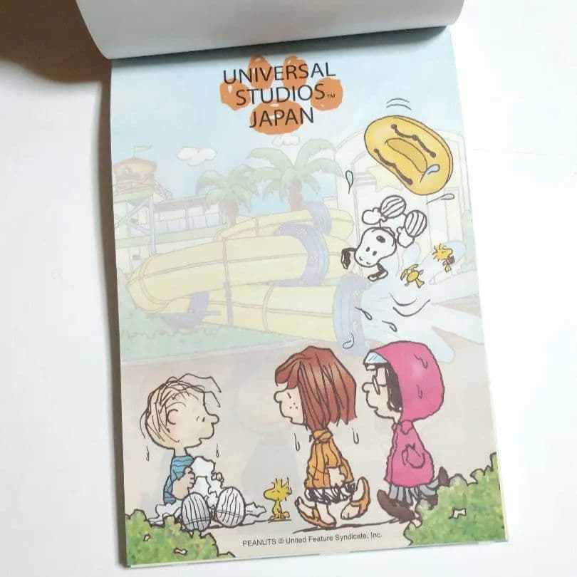 USJ スヌーピー メモ帳 平成 レトロ 当時物 レア クリップ付
