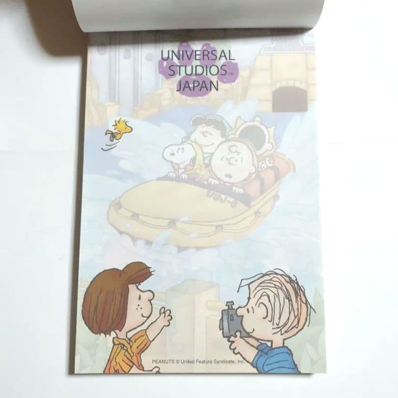 USJ スヌーピー メモ帳 平成 レトロ 当時物 レア クリップ付