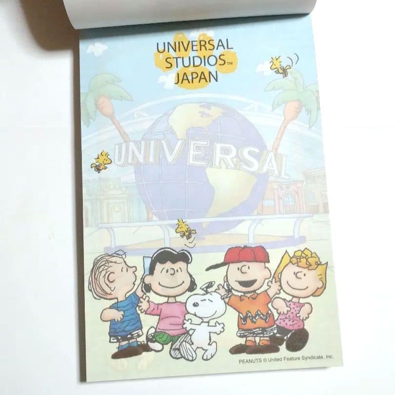 USJ スヌーピー メモ帳 平成 レトロ 当時物 レア クリップ付
