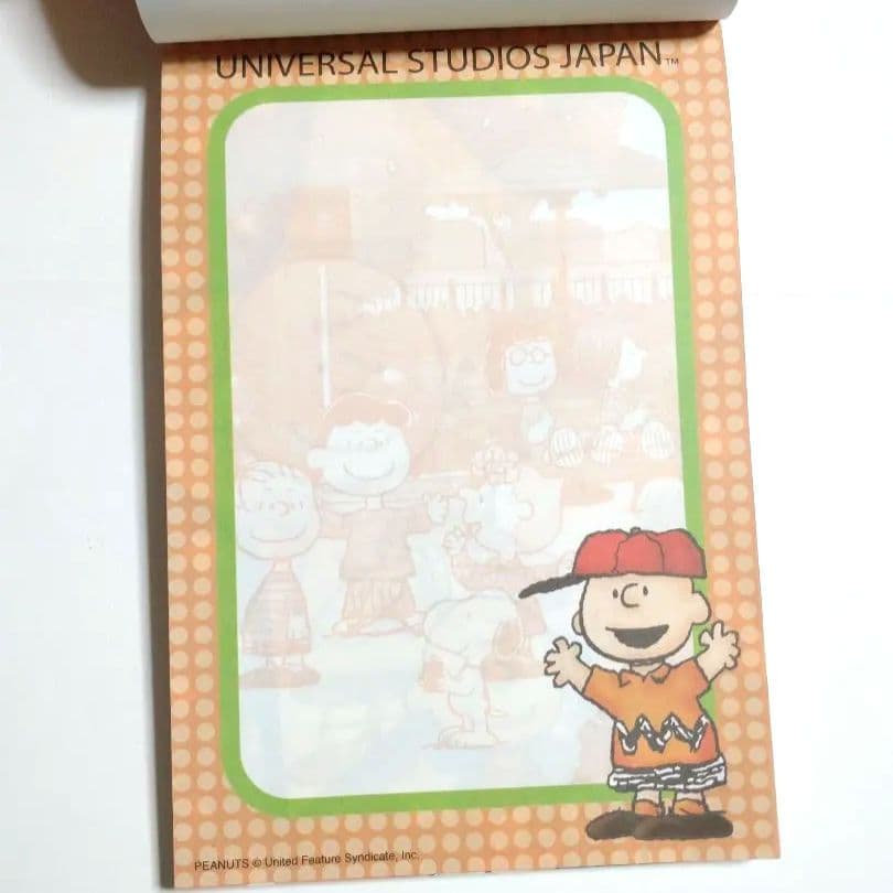 USJ スヌーピー メモ帳 平成 レトロ 当時物 レア クリップ付