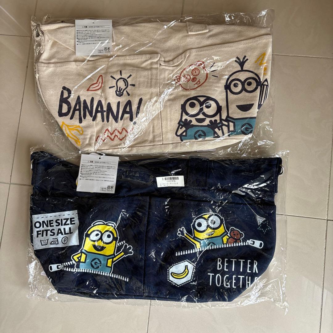 ミニオンズクッション　トートバッグ　ハンディファン　バスタオル　計６点セット