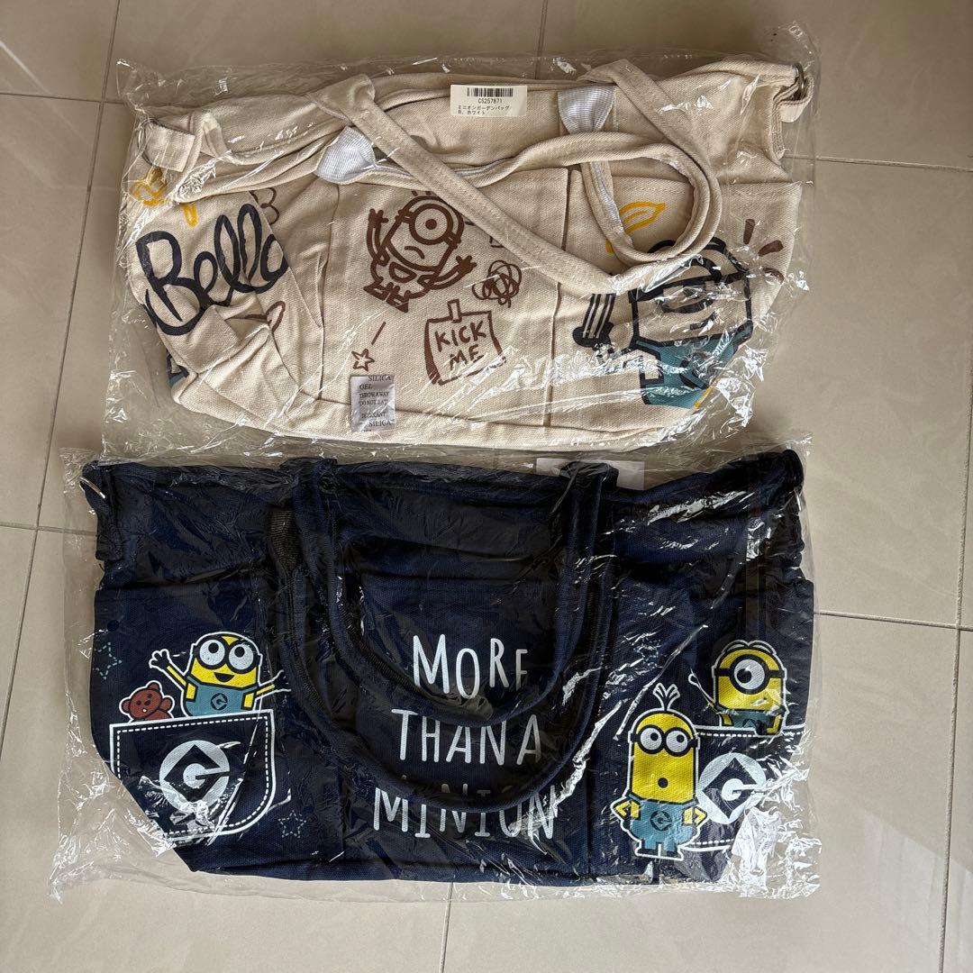 ミニオンズクッション　トートバッグ　ハンディファン　バスタオル　計６点セット