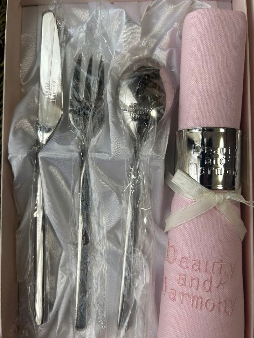 ドリカム吉田美和beauty and harmonyカトラリー 2セット