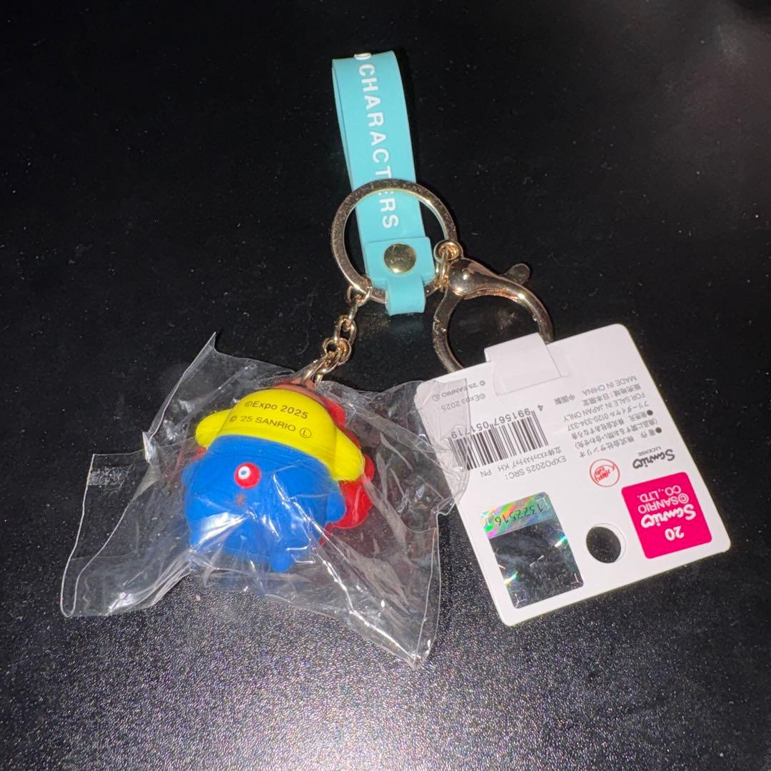 【万博限定】【新品】ポムポムプリン ミャクミャク ストラップキーホルダー