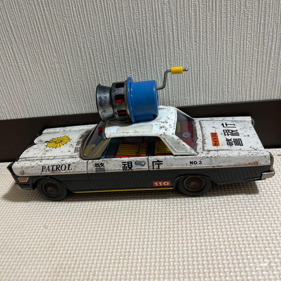 ブリキのおもちゃ　パトカー　野村トーイ　初期