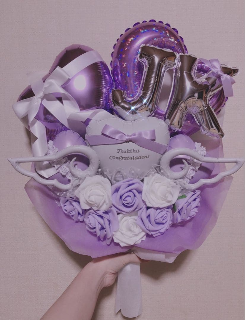 バルーンブーケ　生誕祭　推し　卒業　バルーンギフト　花束