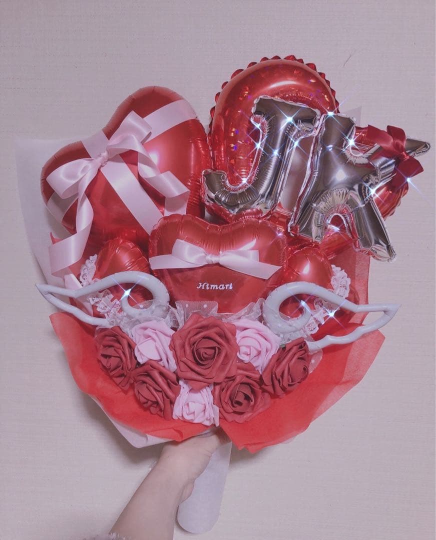 バルーンブーケ　生誕祭　推し　卒業　バルーンギフト　花束