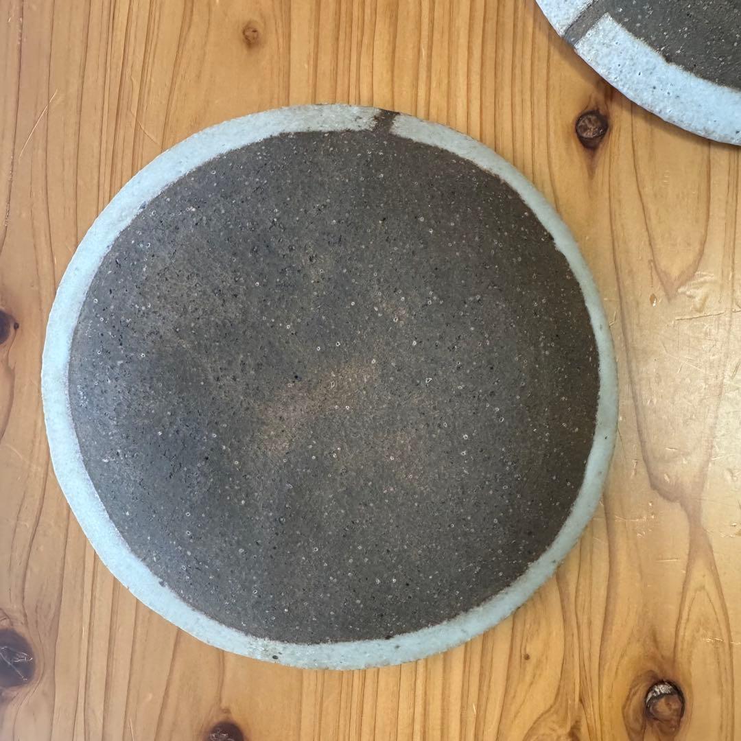 とみなが陶房 和皿 平皿 5枚セット 直径約7cm 釉薬