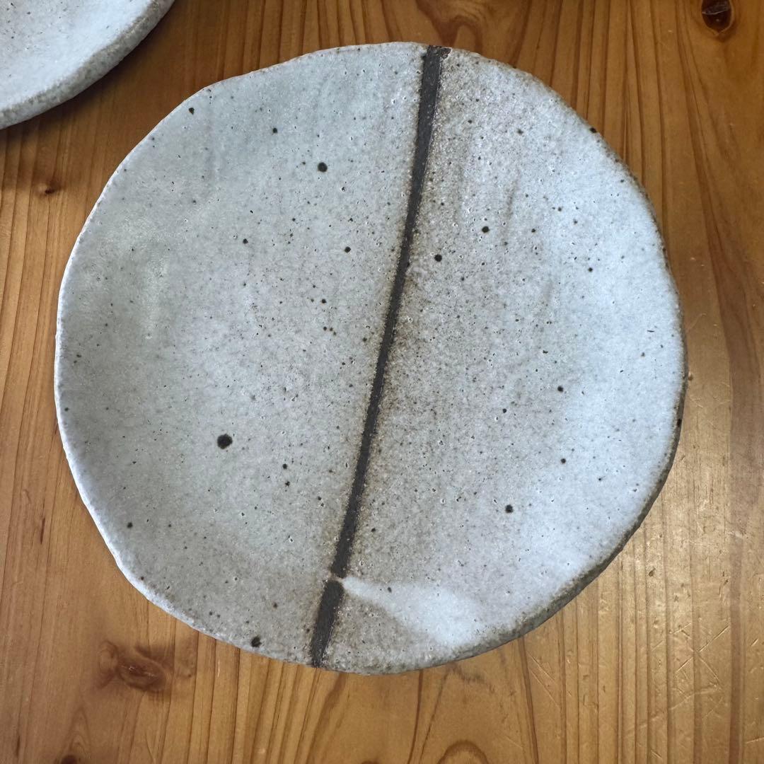 とみなが陶房 和皿 平皿 5枚セット 直径約7cm 釉薬