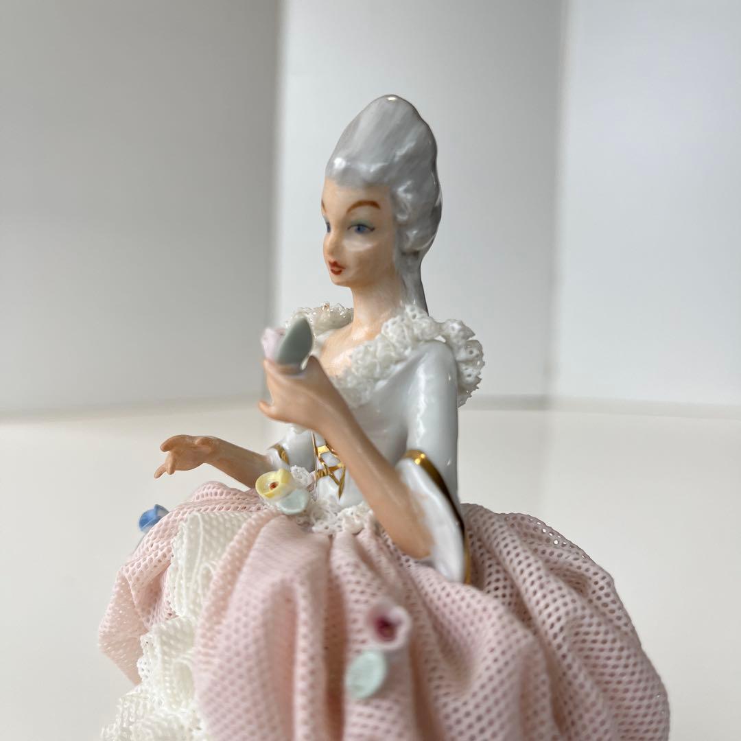 アイリッシュ　ドレスデン　　　　　　　　磁器レース人形