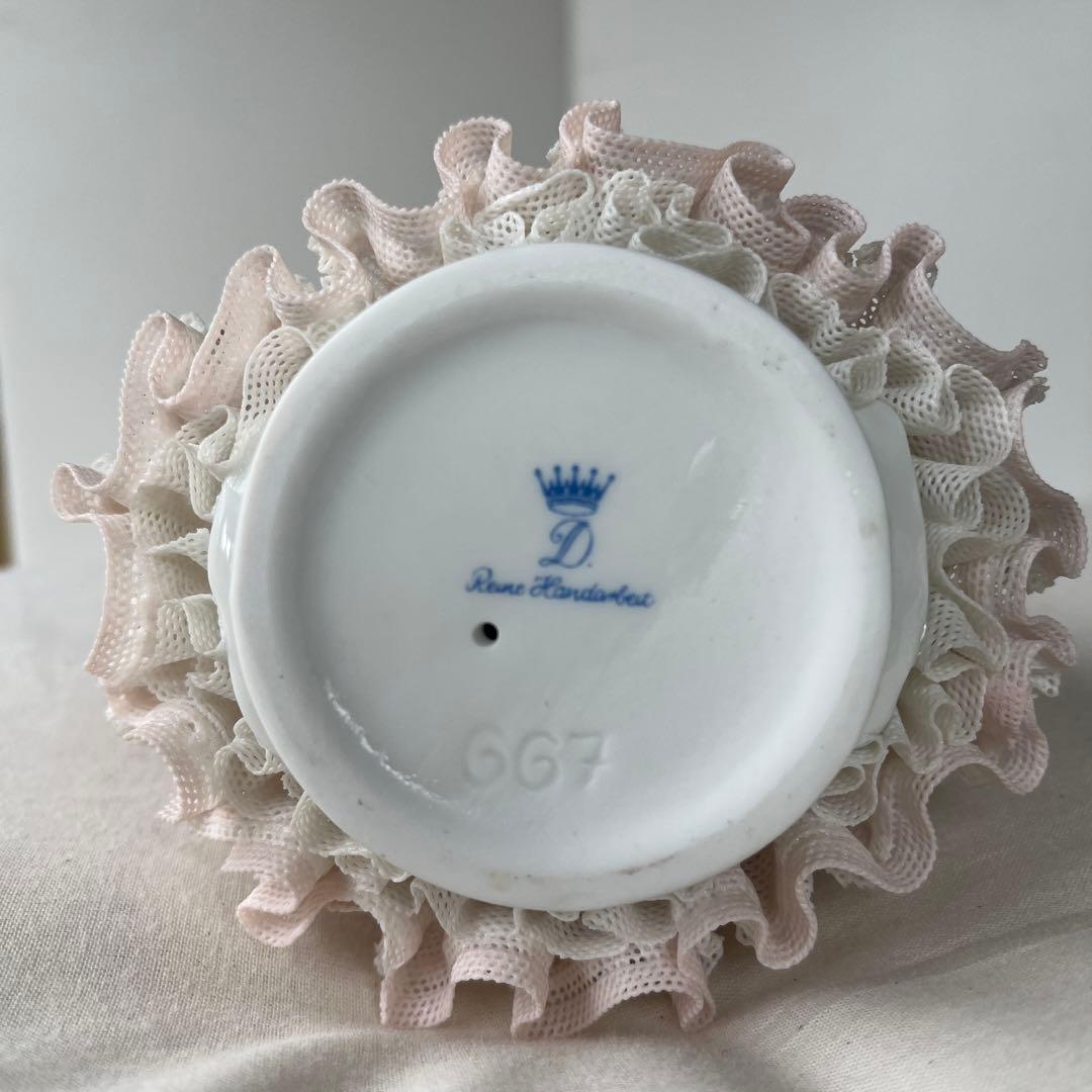 アイリッシュ　ドレスデン　　　　　　　　磁器レース人形