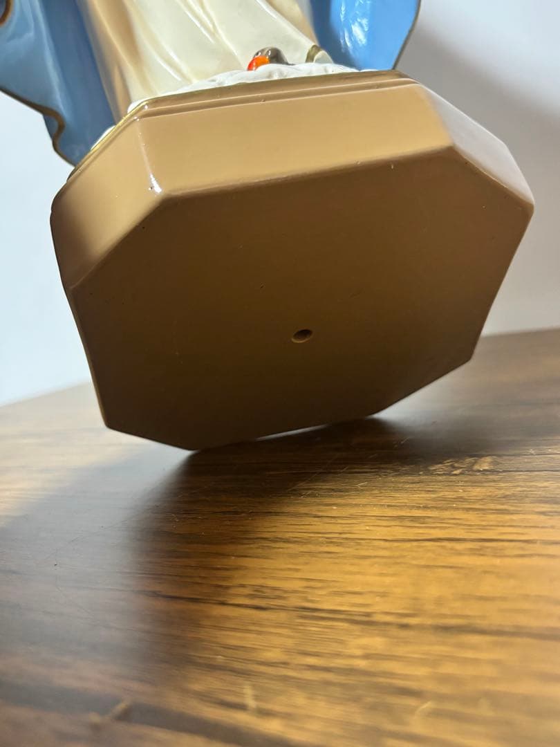 【未使用】マリア像　高さ５1cm 彫刻　無原罪の聖母像　置物　キリスト教