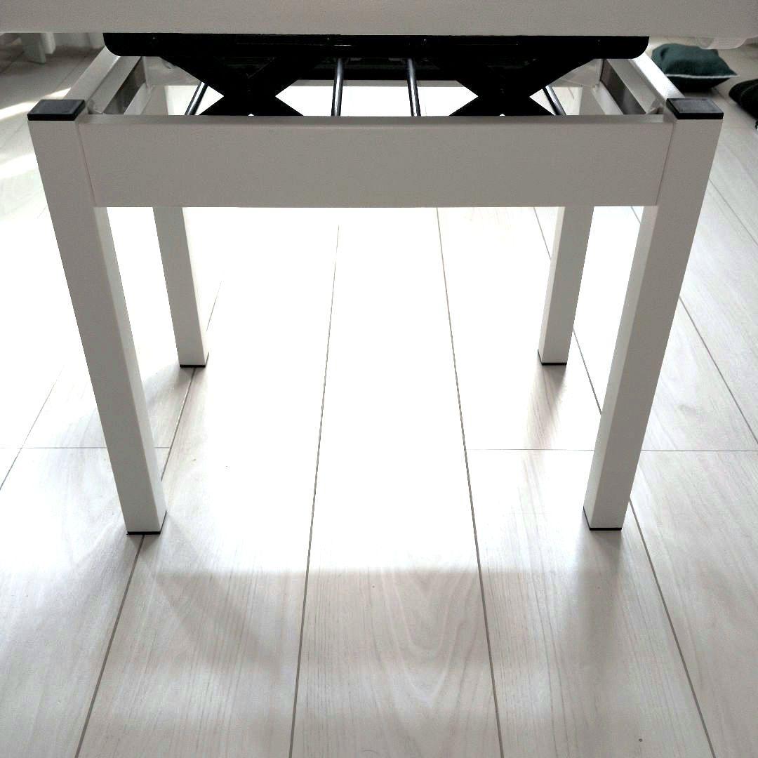 【極美品】ホワイト　電子ピアノ用椅子 合成皮革クッション