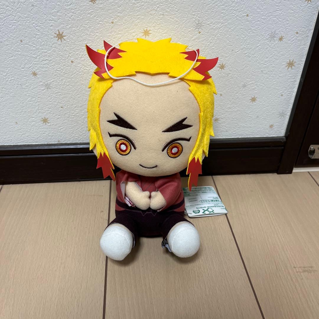 鬼滅の刃 でっかいぽふっとぬいぐるみ まとめ売り 8点セット 全タグ付き