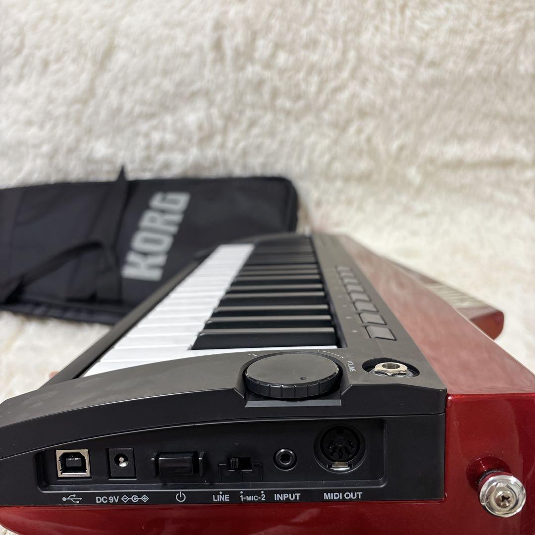 【希少・生産終了品】KORG RK-100S ショルダーキーボード レッド