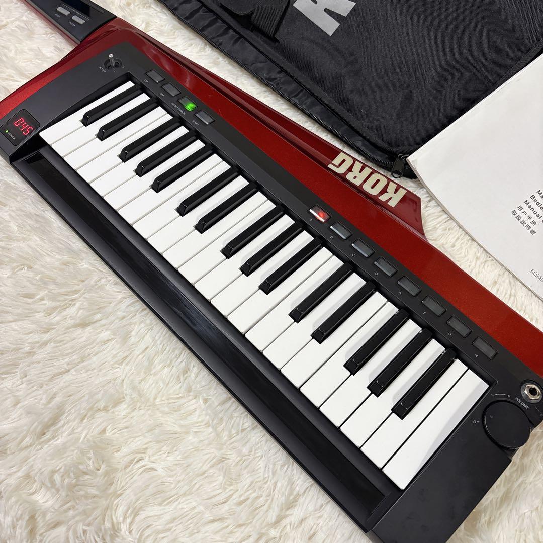 【希少・生産終了品】KORG RK-100S ショルダーキーボード レッド
