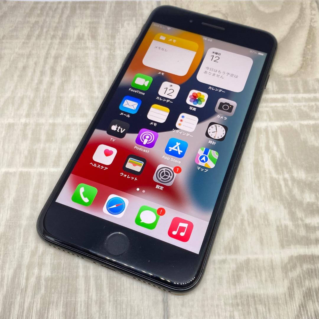 iPhone7plus ジェットブラック 128GB 新品バッテリー