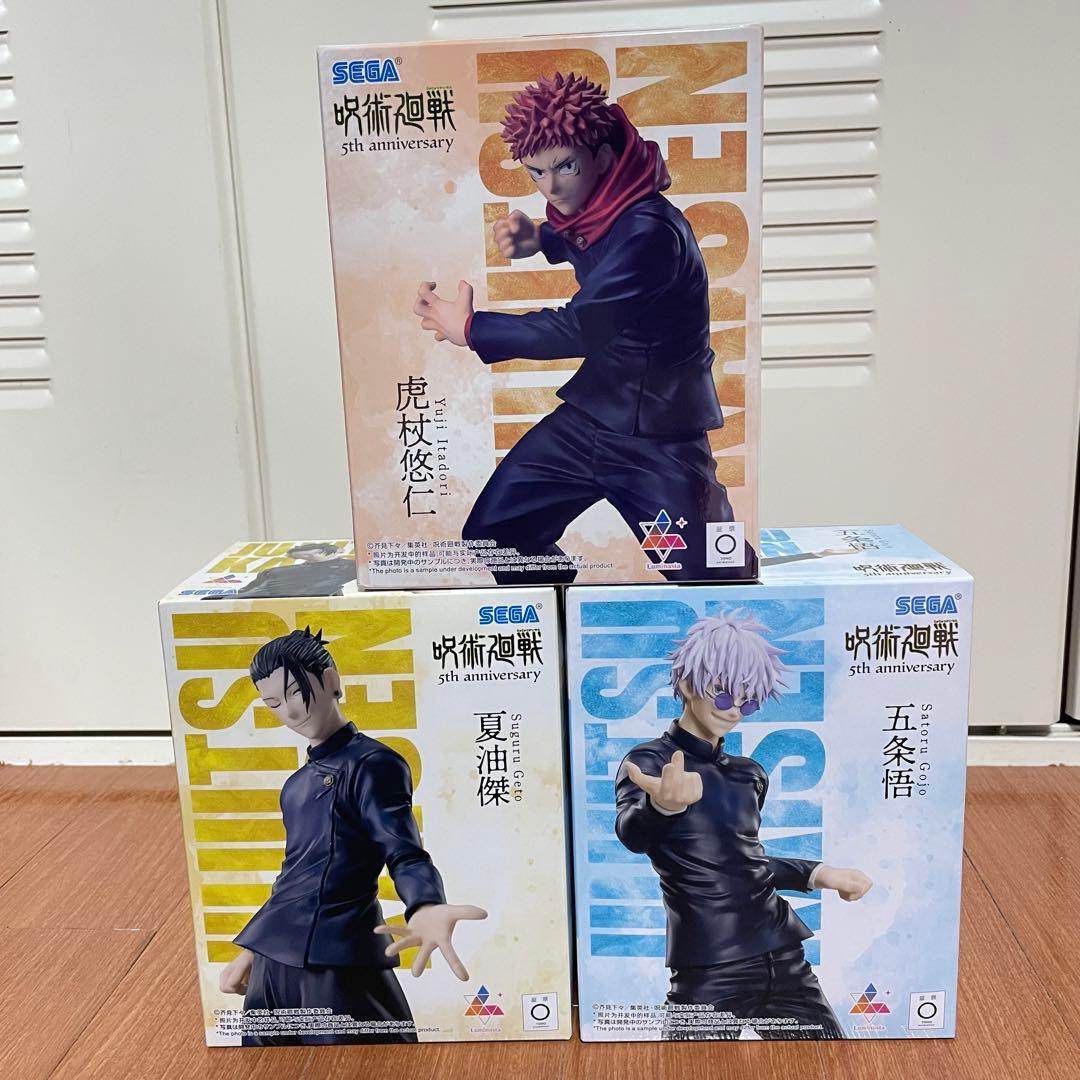 6個セット 呪術廻戦 フィギュア プライズ ROUND1 ラウンドワン 5周年