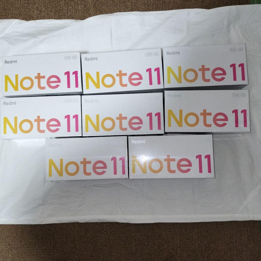 DaLi@バーバリー好き Redmi Note 11 128GB5G 8台セット