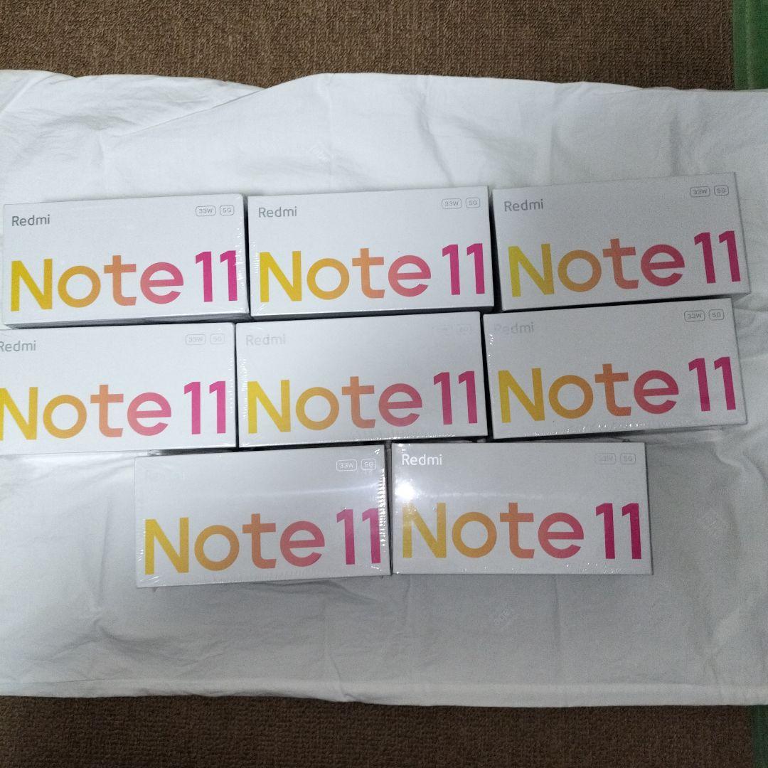 DaLi@バーバリー好き Redmi Note 11 128GB5G 8台セット