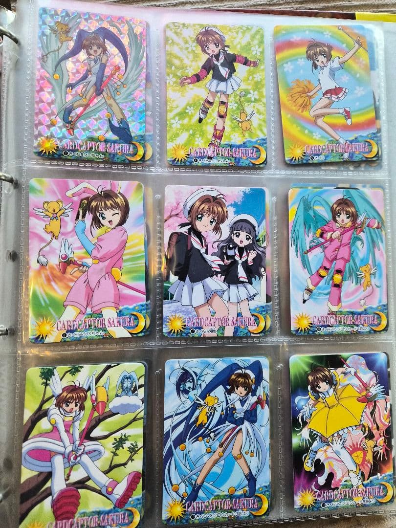 大幅お値下げ★カードキャプターさくら カードダス50枚+1枚セットバインダー付