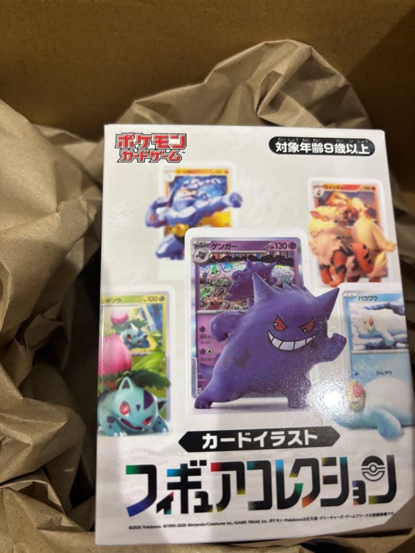 ポケモンカードゲーム フィギュアコレクション　未開封　カードイラスト