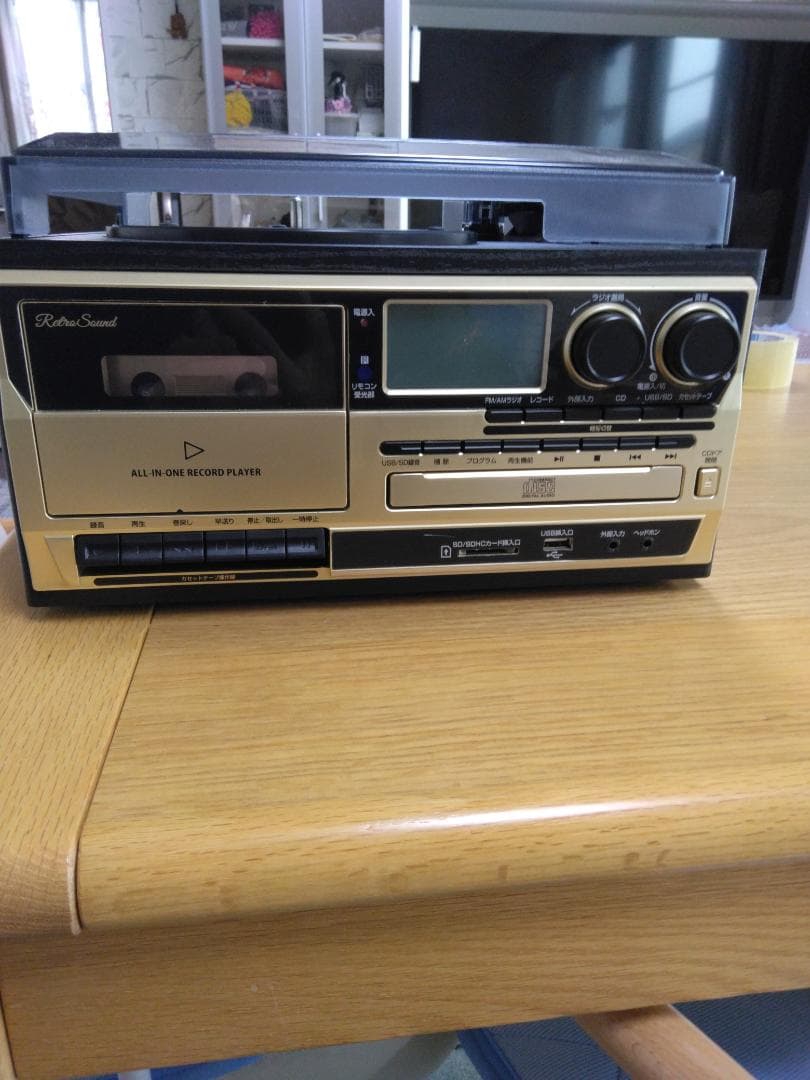 RetroSound オールインワンレコードプレーヤー