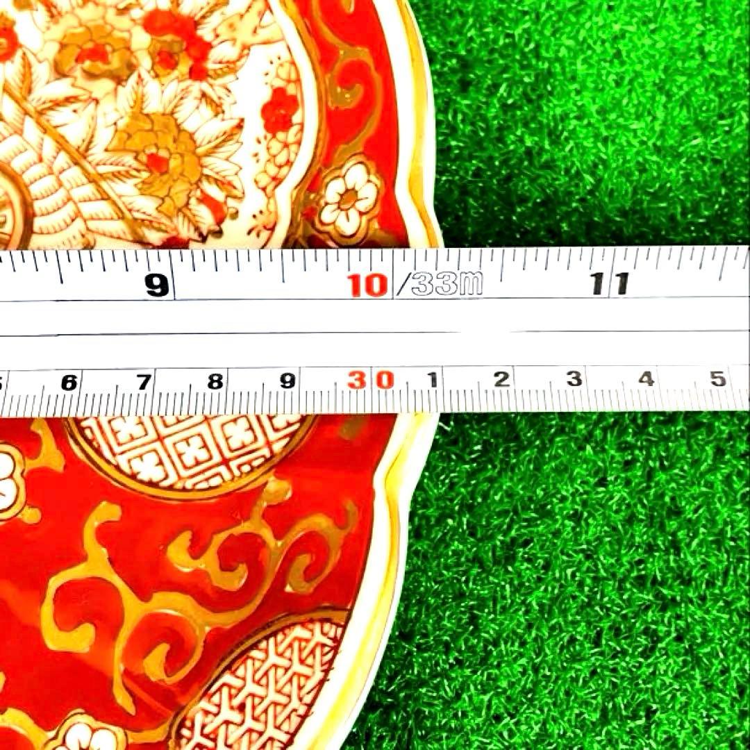k*n様 【売り切れ御免！】有田焼 秀峰作 古伊万里様式 赤絵金彩 花車文 大皿