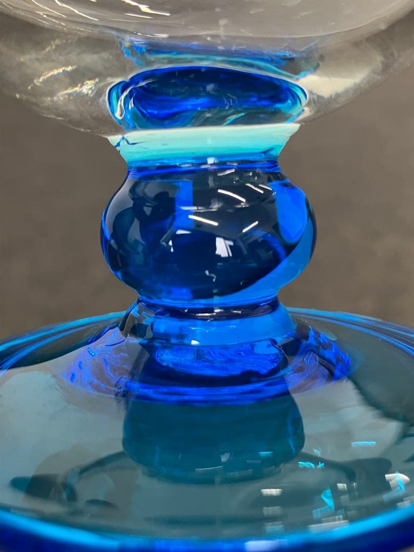 値下げ！大正モダン　氷コップ 和ガラス　三色 手吹き ガラス 乳白色 レトロ