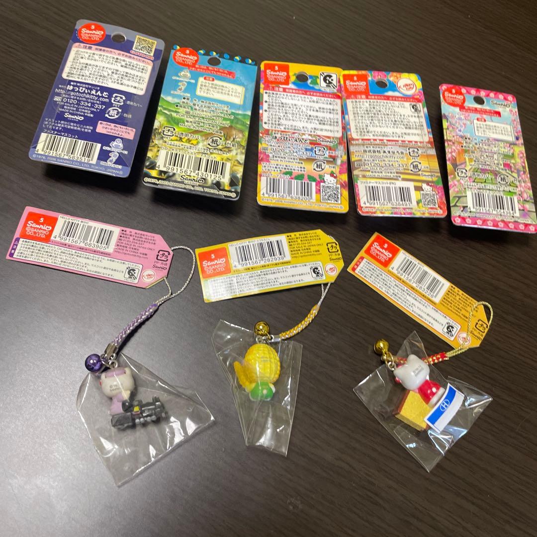 ご当地キティ　8種セット 箱根、沖縄、 北海道、京都、長崎