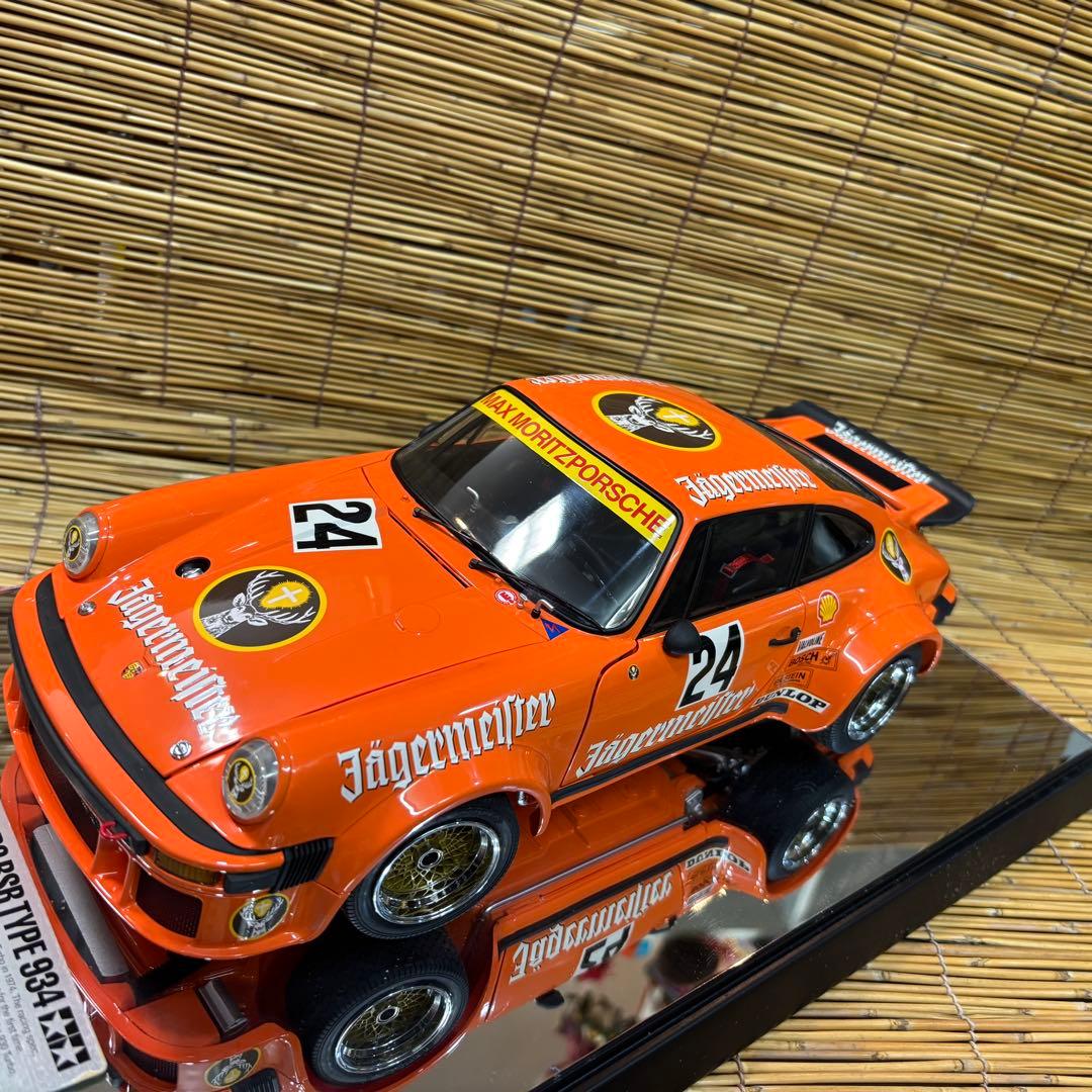 ポルシェターボ RSR 934イエガーマイスター １／12 タミヤ40×21cm