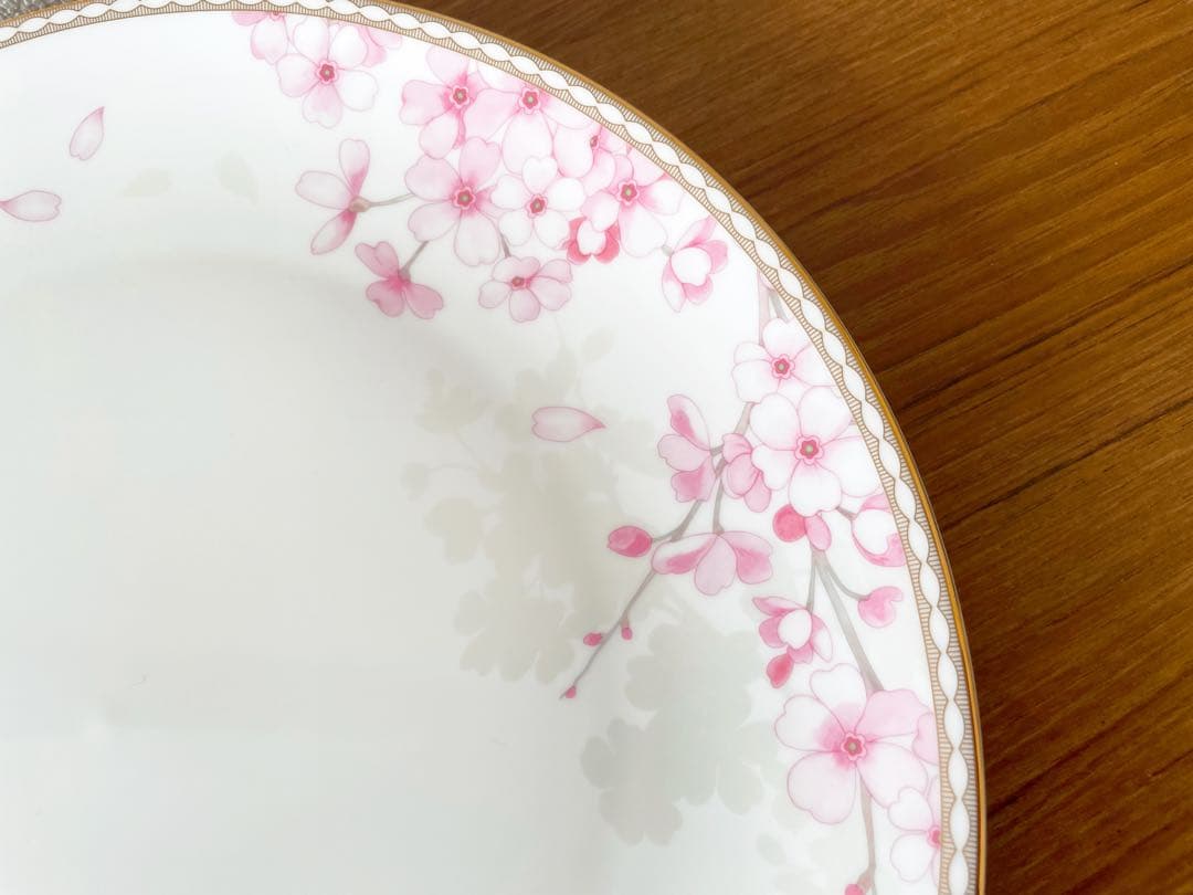 新品 ウェッジウッド　スプリングブロッサム 桜 27cm　プレート