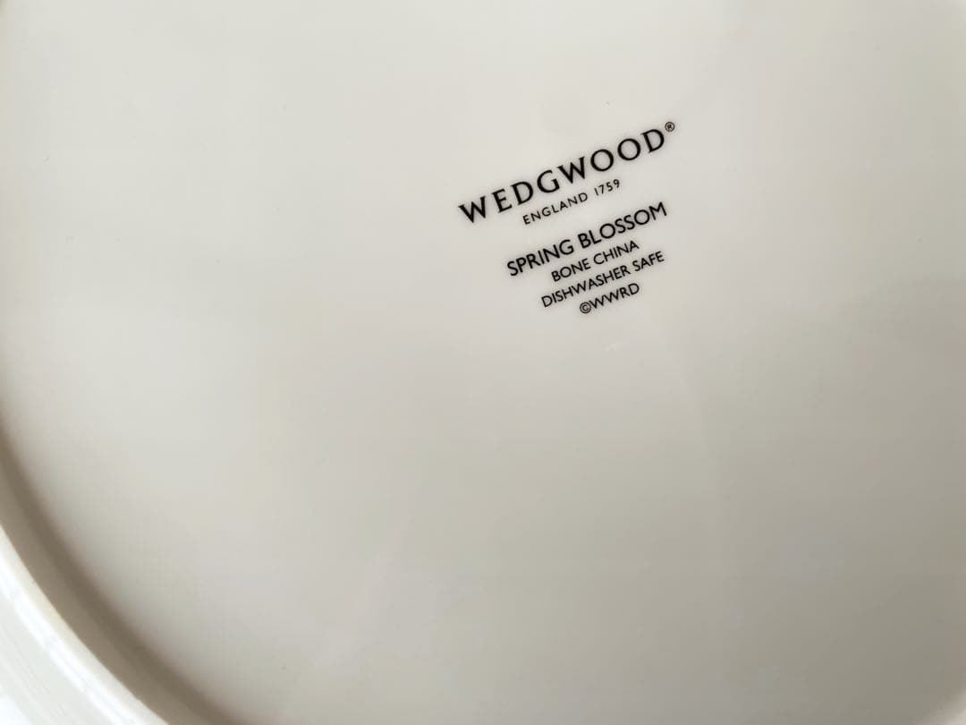 新品 ウェッジウッド　スプリングブロッサム 桜 27cm　プレート