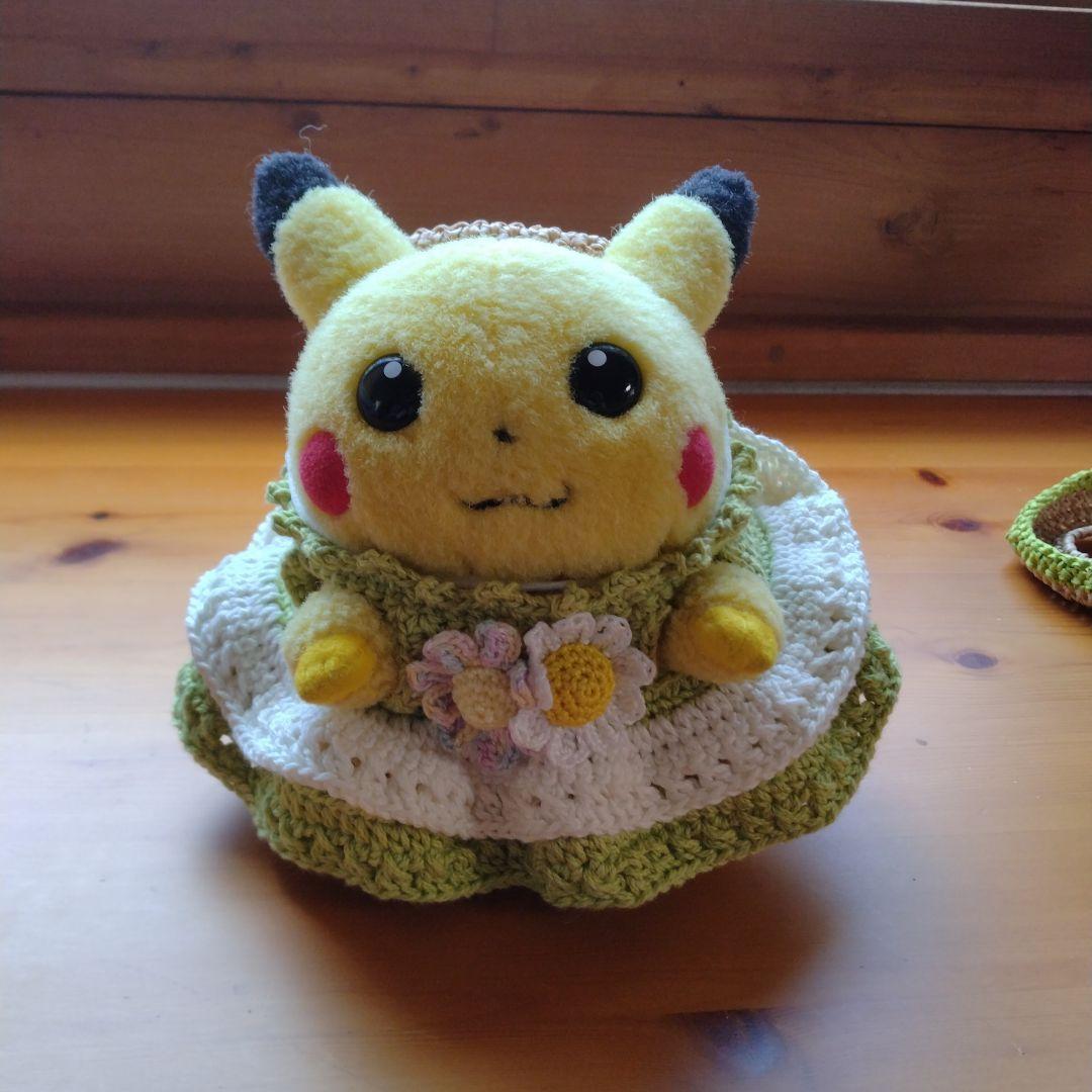 ピカチュウ ぬいぐるみ 麦わら帽子のピカチュウ帽子３点