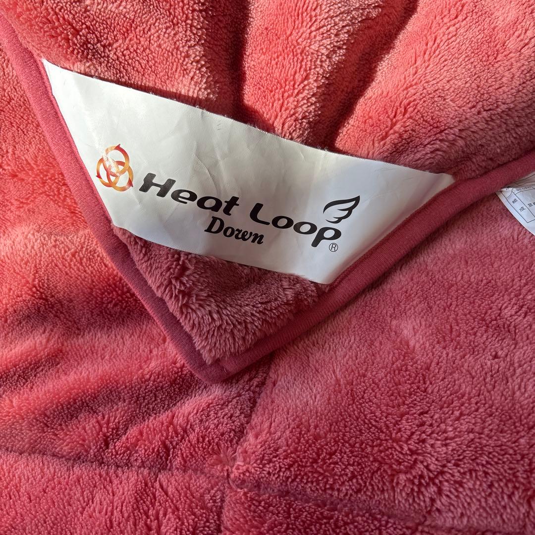 ヒートループ　羽毛入り掛け布団