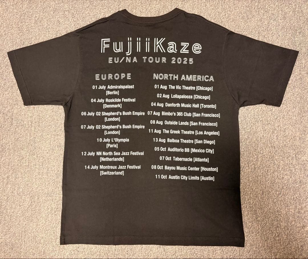 藤井風 ドリンクTシャツ Lサイズ