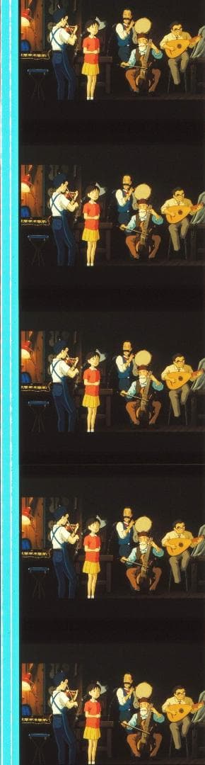 耳をすませば 35mmフィルム 連続５コマ 月島雫 天沢聖司 ジブリ 送料込