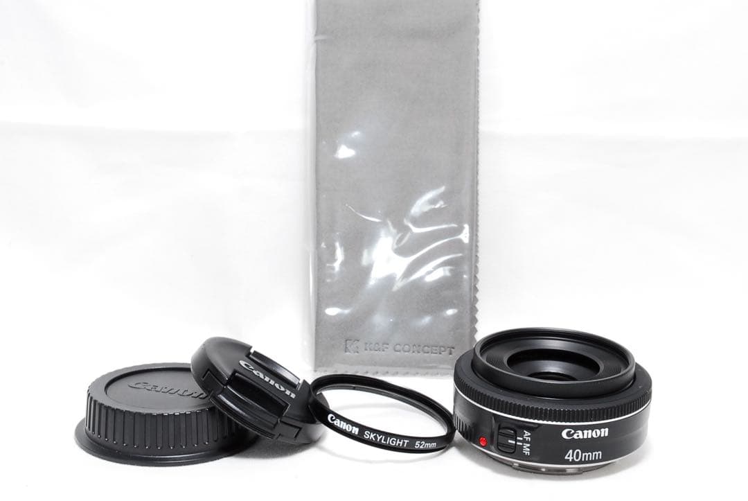 【極美品】Canon EF 40mm F2.8 STM 単焦点パンケーキレンズ