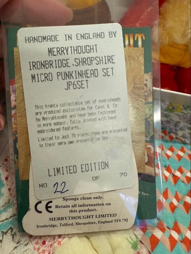 メリーソート社　マイクロパンキンヘッドチーキー　70体限定