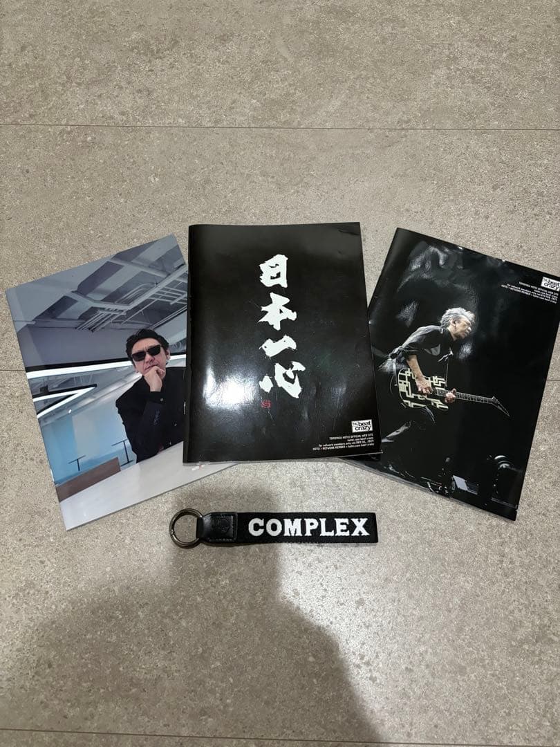 吉川晃司　サイン色紙　布袋寅泰　COMPLEX 日本一心　グッズセット