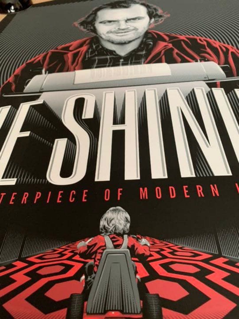 【入手困難早い者勝ち】映画 シャイニング シルクスクリーン作品アートポスター