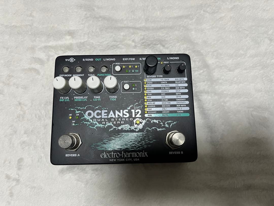 【期間限定値下げ】electro-harmonix OCEANS 12 リバーブ