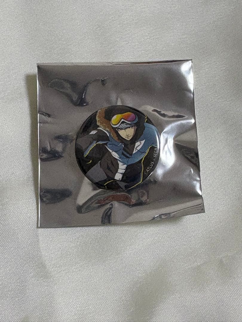 ペルソナ スノーフェスティバル PSF P4主人公 缶バッジ