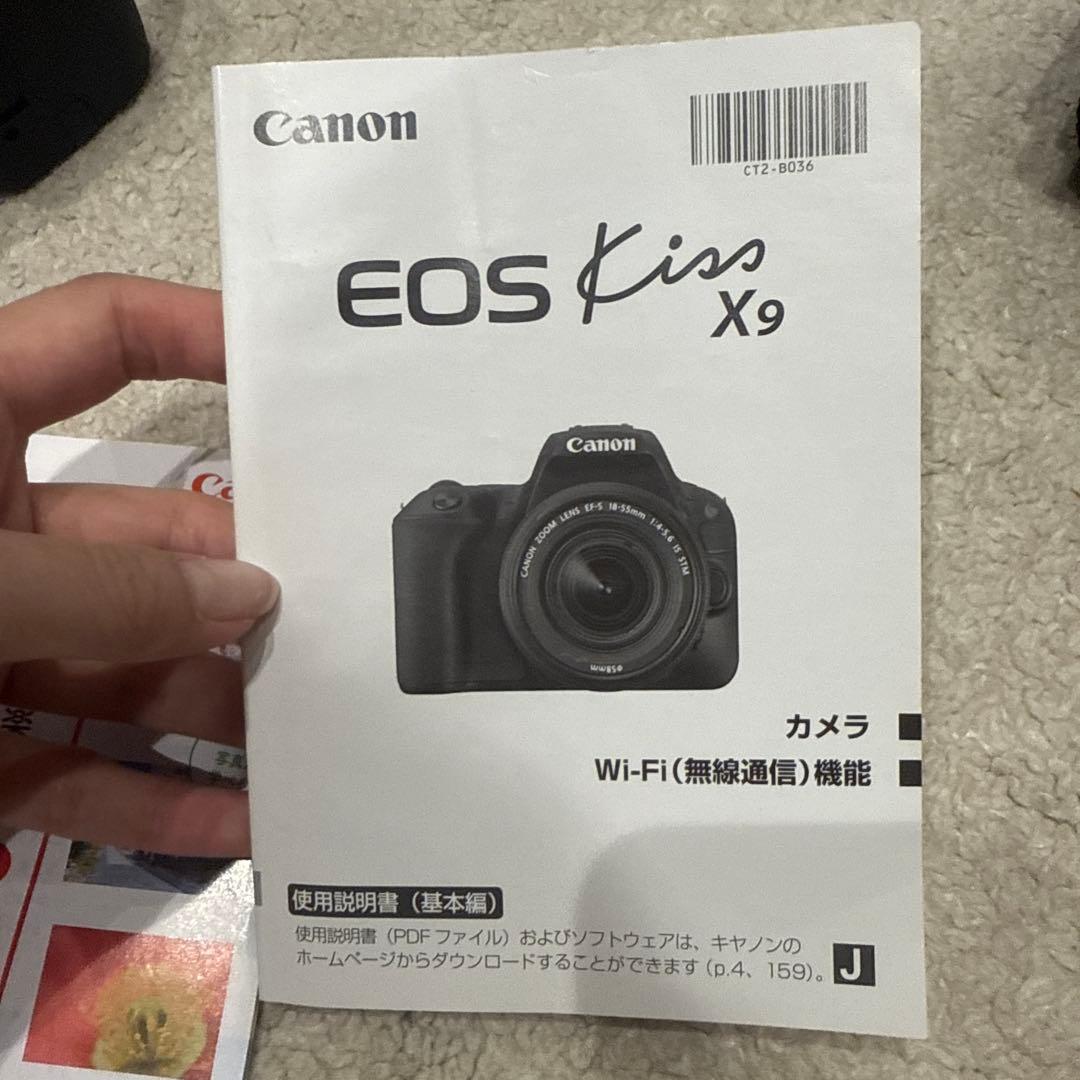 Canon kiss X9 Wi-FiBluetooth搭載　一眼レフ