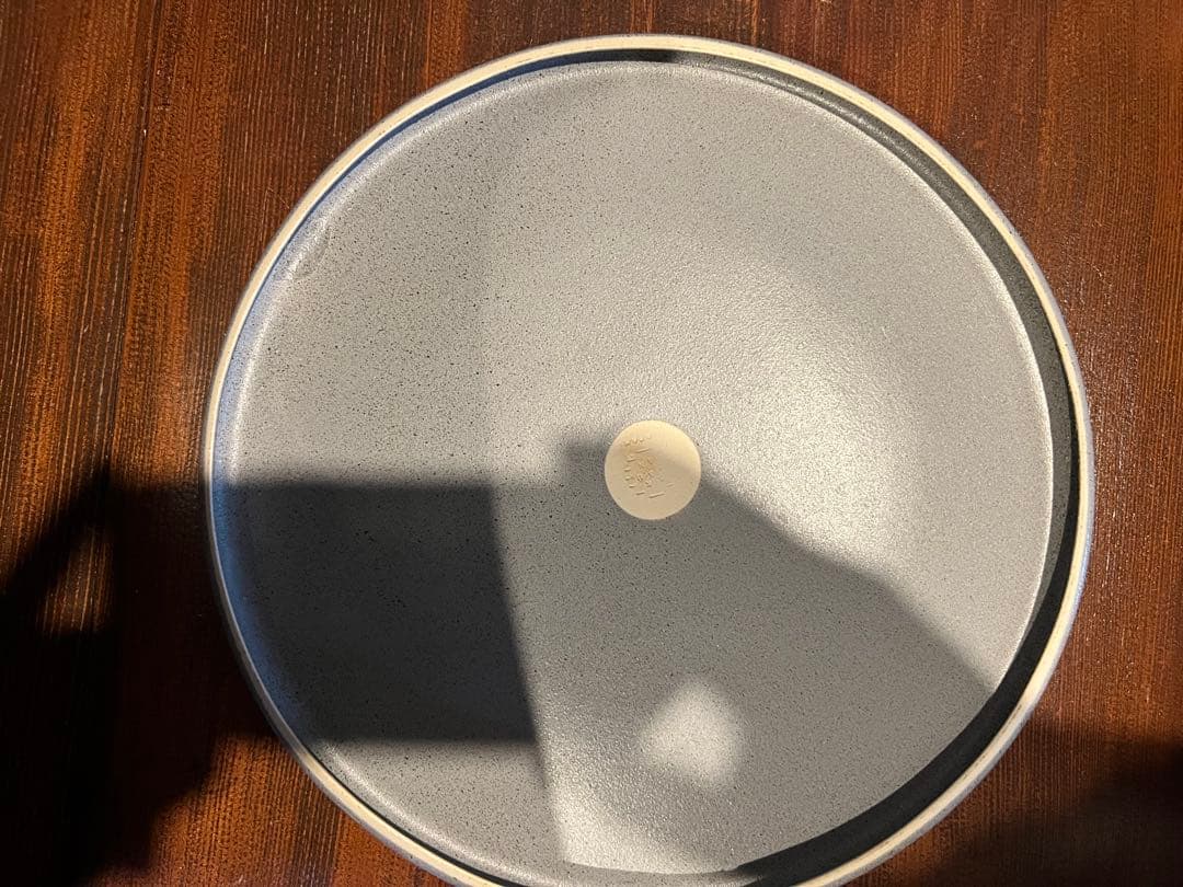 グレー 円形皿 直径約28cm ソフィー ラウンディッシュプレート2枚〜