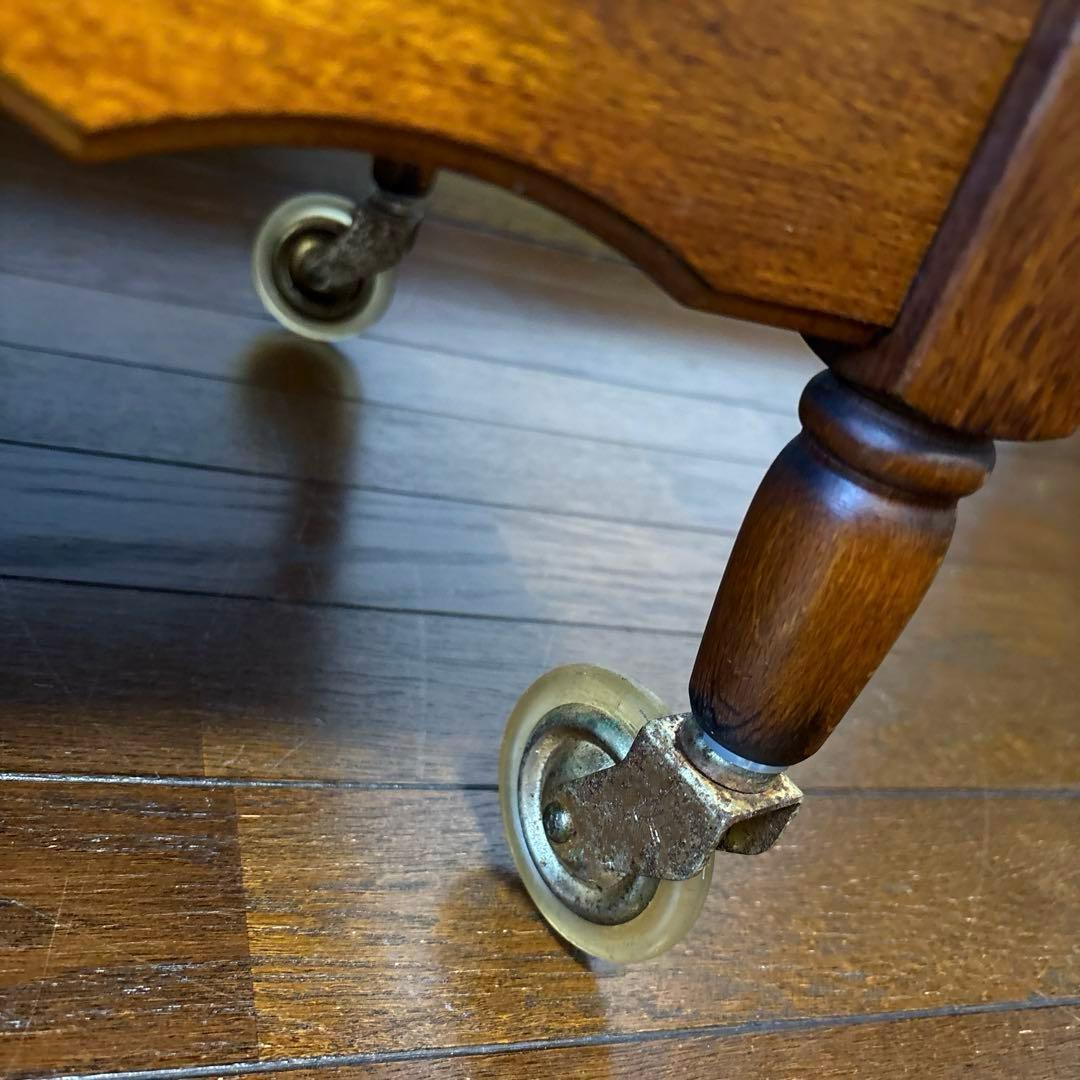 【良品】ヴィンテージ karimoku コロニアル キッチンワゴン