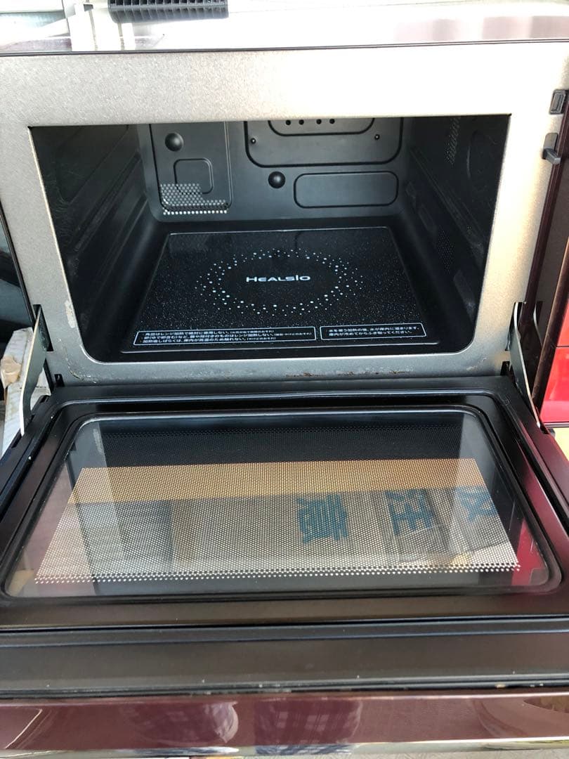 2013年製SHARP AX-CA1 レッド オーブンレンジ中古