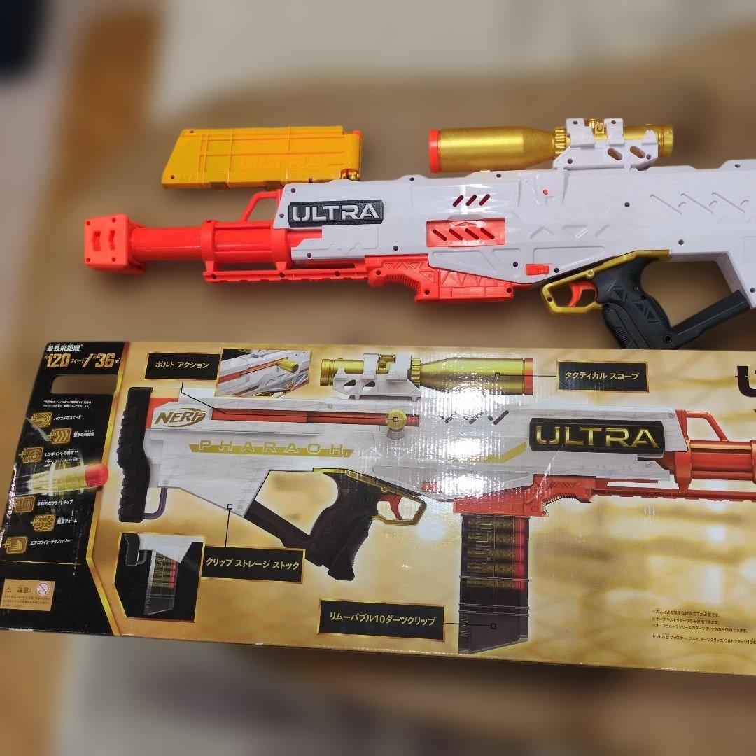 NERF ULTRA ファラオトイガン 8個の弾付き