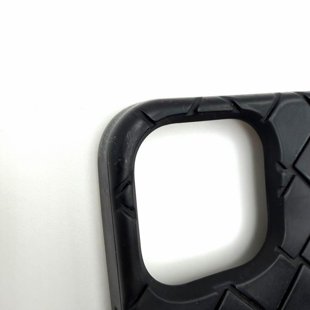 ボッテガヴェネタ　シリコン　iPhoneケース　14Pro ストラップ　ブラック