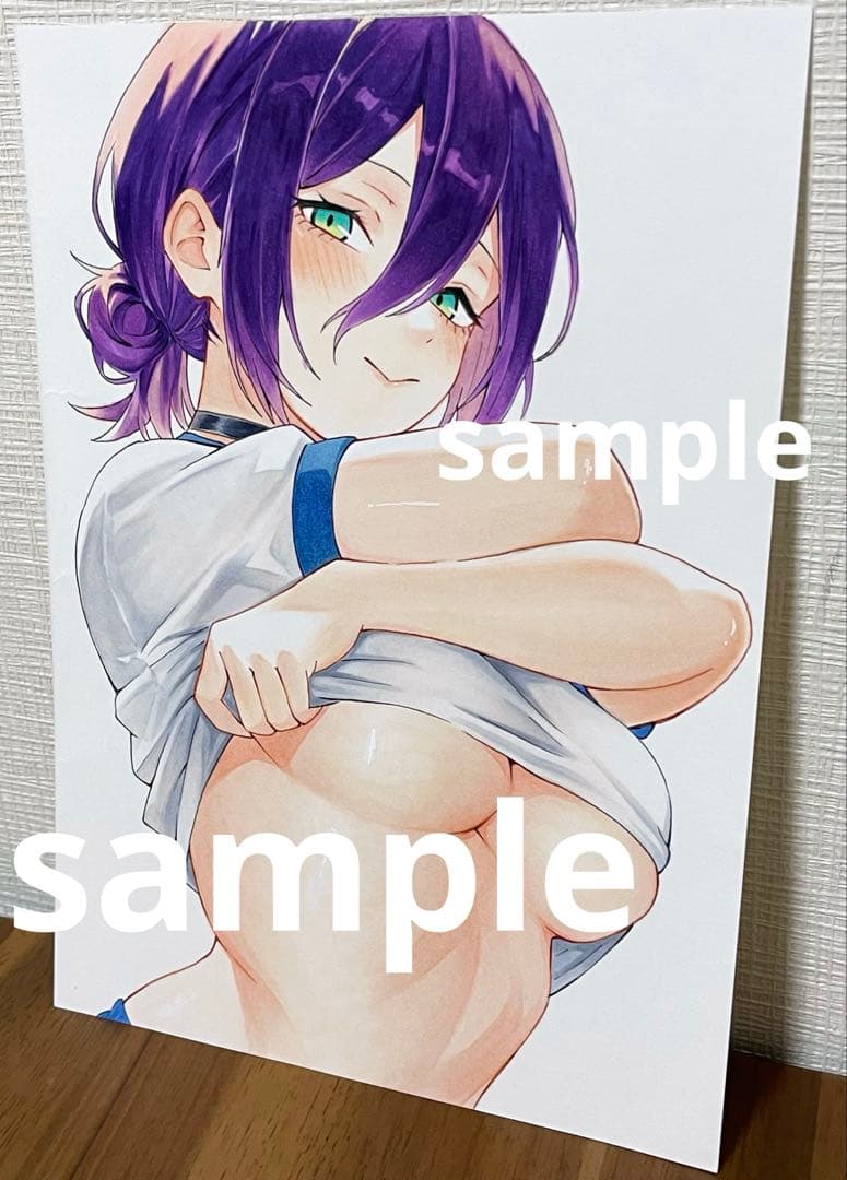 s*n様 チェンソーマン レゼ 手描きイラスト ファンアート アナログ